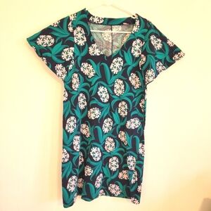 NWOT Draper James green floral mini dress Size M